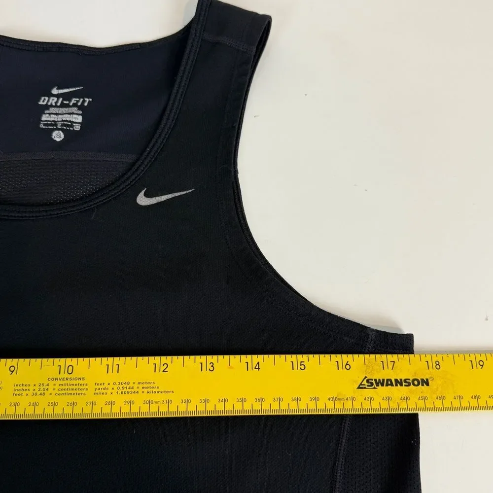 Nike Dri-FIT Black Mesh Back Tank Top S